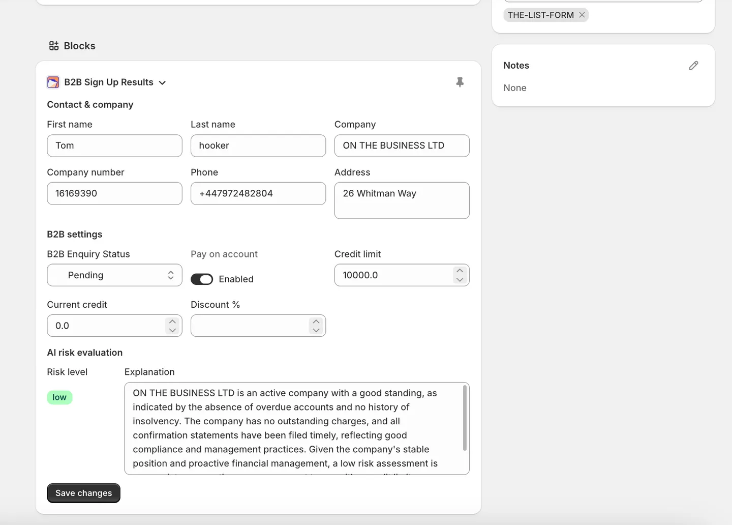 Business Portal